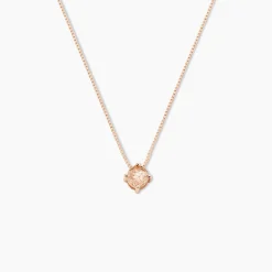 Marc Orian Colliers Fantaisie|Colliers > Collier Solitaire Argent Rose Rio Santa Teresa Oxyde De Zirconium