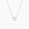 Collier Sorya Or Jaune Argent Blanc Oxyde De Zirconium