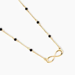 Marc Orian Colliers|Colliers Avec Pierres > Collier Spya Infini Or Jaune Spinelle