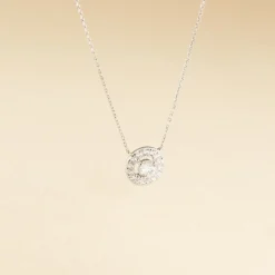 Marc Orian Colliers|Colliers Avec Pierres > Collier Star Or Blanc Oxyde De Zirconium