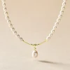 Marc Orian Parures De Mariage|Colliers > Collier Stella-rose Or Jaune Perle De Culture