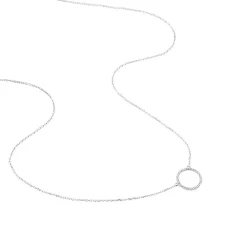 Marc Orian Colliers|Colliers Avec Pierres > Collier Stip Or Blanc Oxyde De Zirconium
