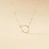 Marc Orian Colliers|Colliers Avec Pierres > Collier Stip Or Jaune Oxyde De Zirconium