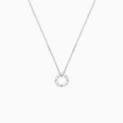 Marc Orian Colliers Fantaisie|Colliers > Collier Sueda Argent Blanc Oxyde De Zirconium