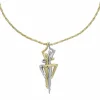 Collier Suraya Laiton Bicolore