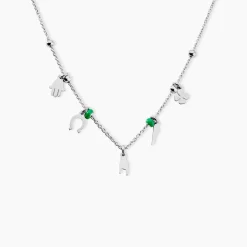 Marc Orian Colliers Fantaisie|Colliers > Collier Suzanna Argent Blanc