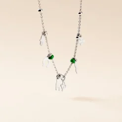Marc Orian Colliers Fantaisie|Colliers > Collier Suzanna Argent Blanc