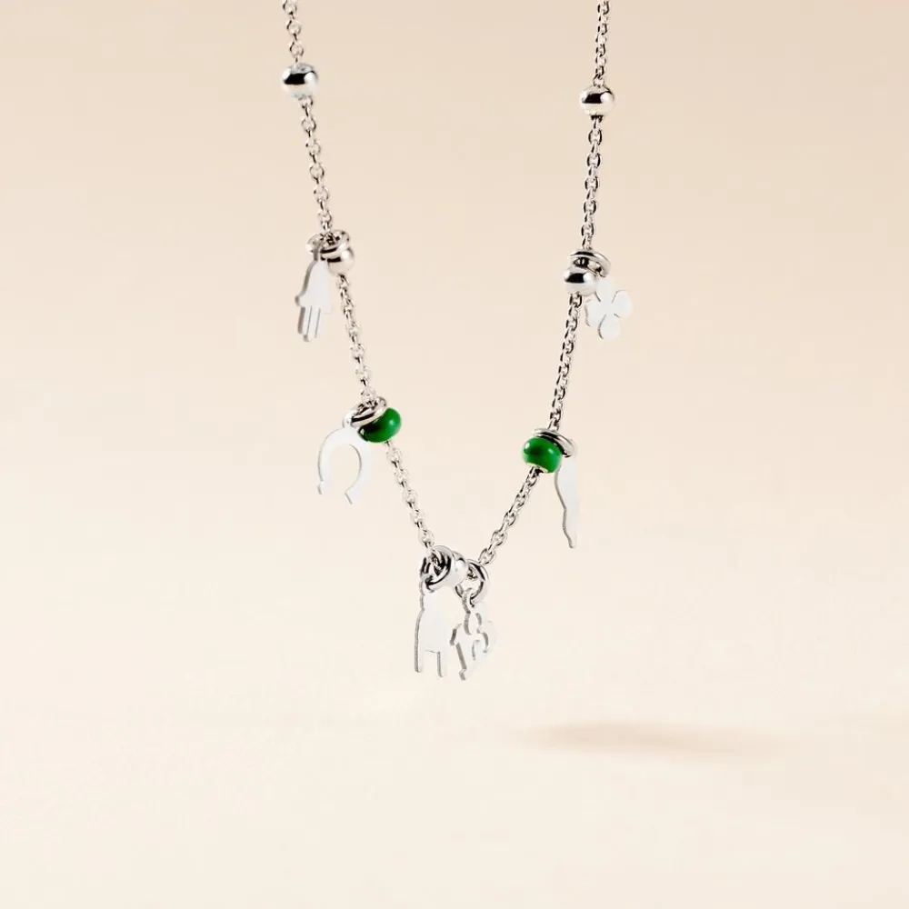 Marc Orian Colliers Fantaisie|Colliers > Collier Suzanna Argent Blanc