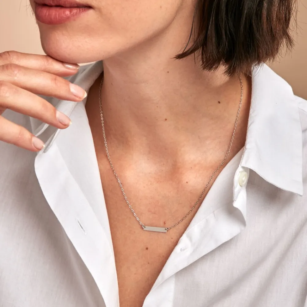 Marc Orian Colliers Fantaisie|Colliers > Collier Suzeanne Argent Blanc