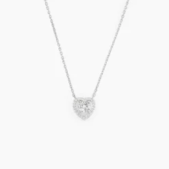 Collier Suzon Argent Blanc Oxyde De Zirconium