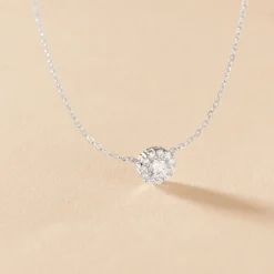 Marc Orian Colliers Fantaisie|Colliers > Collier Swanny Argent Blanc Oxyde De Zirconium