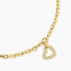 Marc Orian Colliers Fantaisie|Colliers > Collier Sydnee Acier Jaune Cristal