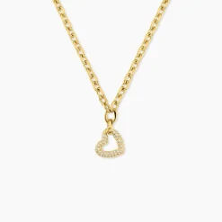 Marc Orian Colliers Fantaisie|Colliers > Collier Sydnee Acier Jaune Cristal