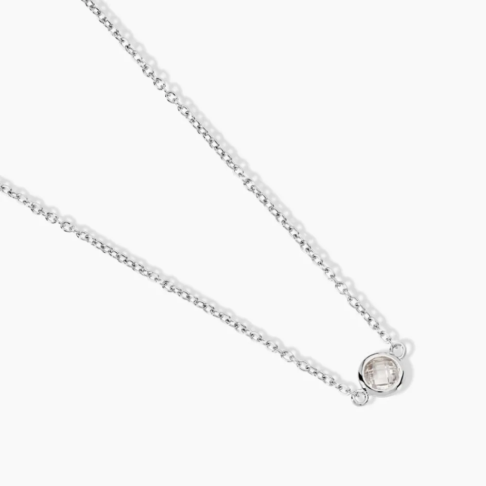 Marc Orian Colliers Fantaisie|Colliers > Collier Sylvette Argent Blanc Oxyde De Zirconium