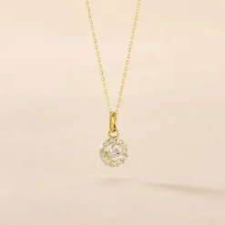 Marc Orian Colliers|Colliers Avec Pierres > Collier Tahera Or Jaune Oxyde De Zirconium
