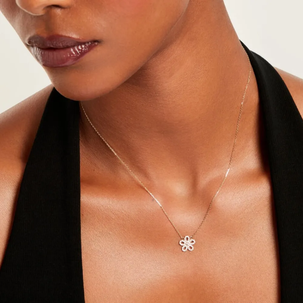 Marc Orian Colliers|Colliers Avec Pierres > Collier Talie Or Jaune Oxyde De Zirconium