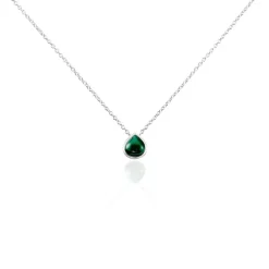 Marc Orian Colliers Fantaisie|Colliers > Collier Tao Argent Blanc Onyx argent blanc onyx vert