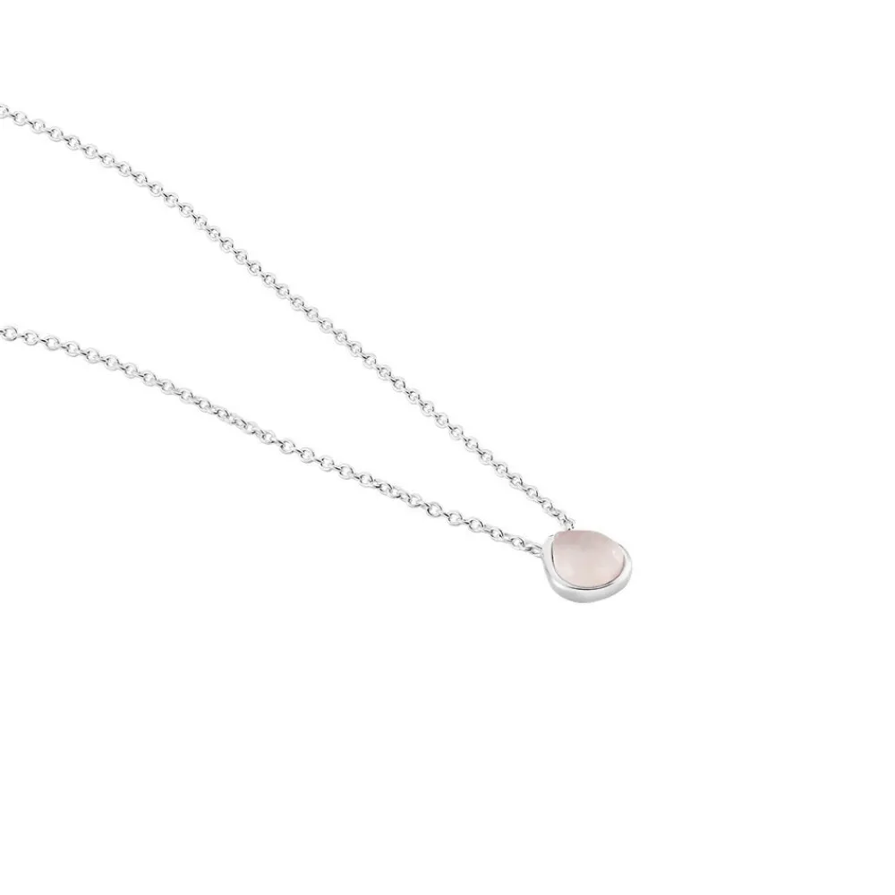 Marc Orian Colliers Fantaisie|Colliers > Collier Tao Argent Blanc Quartz argent blanc quartz rose