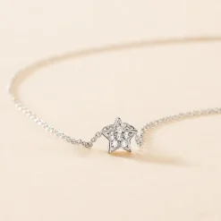 Marc Orian Colliers Fantaisie|Colliers > Collier Taona Argent Blanc Oxyde De Zirconium