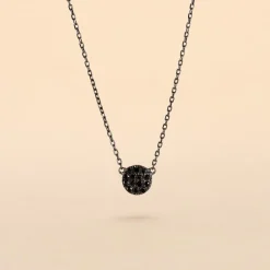 Collier Teani Or Blanc Diamant