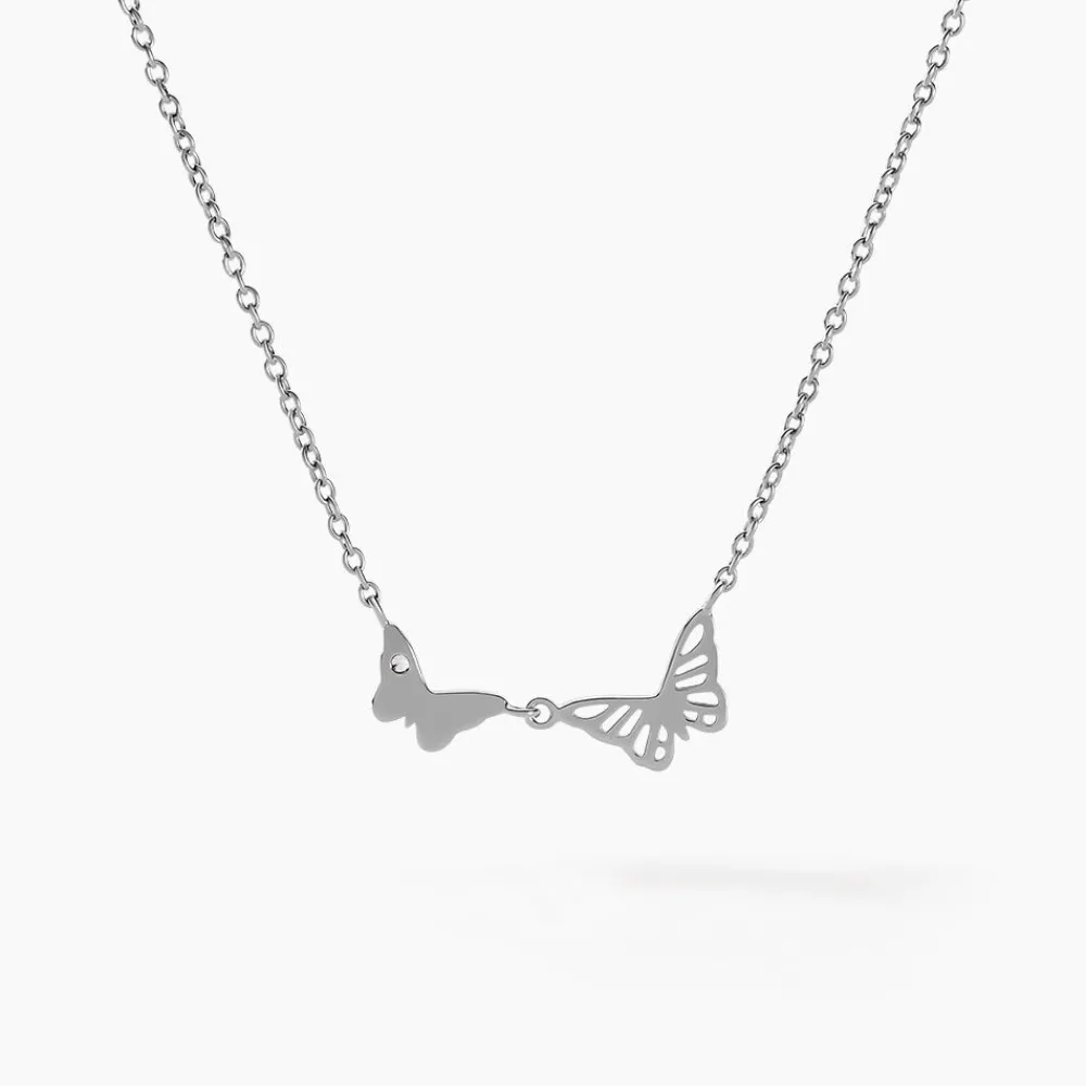 Marc Orian Colliers Fantaisie|Colliers > Collier Thecla Argent Blanc Oxyde De Zirconium