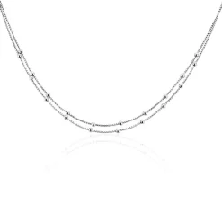 Marc Orian Colliers Fantaisie|Colliers > Collier Tounes Argent Blanc
