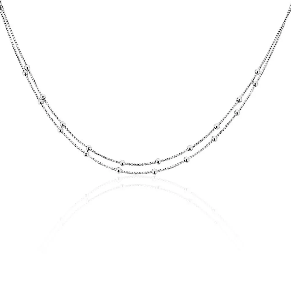 Marc Orian Colliers Fantaisie|Colliers > Collier Tounes Argent Blanc