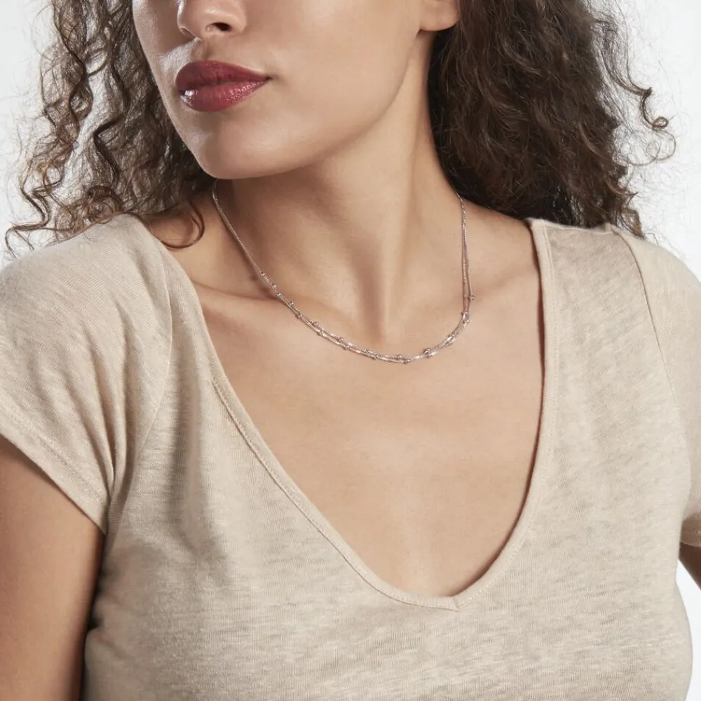 Marc Orian Colliers Fantaisie|Colliers > Collier Tounes Argent Blanc