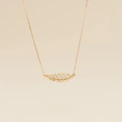 Marc Orian Colliers|Colliers Avec Pierres > Collier Tourkia Or Jaune Oxyde De Zirconium
