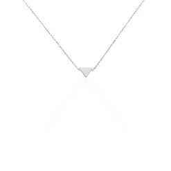 Marc Orian Colliers Fantaisie|Colliers > Collier Trilia Argent Blanc