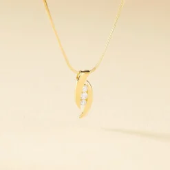 Marc Orian Colliers Diamant|Colliers > Collier Trilogie Or Jaune Diamant