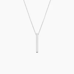 Collier Tullia Argent Blanc