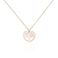 Collier Tyfen Argent Rose