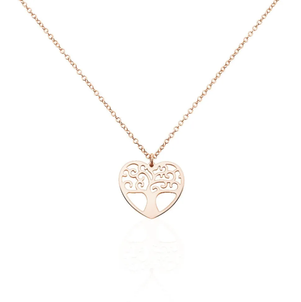 Collier Tyfen Argent Rose
