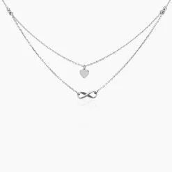 Collier Urielle Argent Blanc