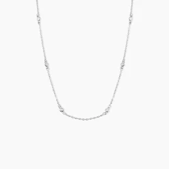 Marc Orian Colliers Fantaisie|Colliers > Collier Vashti Argent Blanc Oxyde De Zirconium