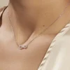 Collier Veda Argent Blanc Oxyde De Zirconium