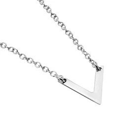 Collier Velda Argent Blanc