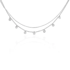Marc Orian Colliers Fantaisie|Colliers > Collier Vera Argent Blanc