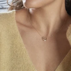 Marc Orian Colliers|Colliers Cœur > Collier Verohanta Or Jaune Oxyde De Zirconium