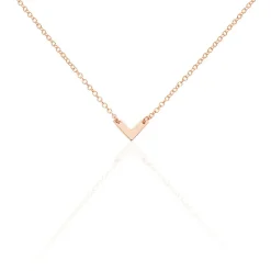 Collier Veroniica Argent Rose