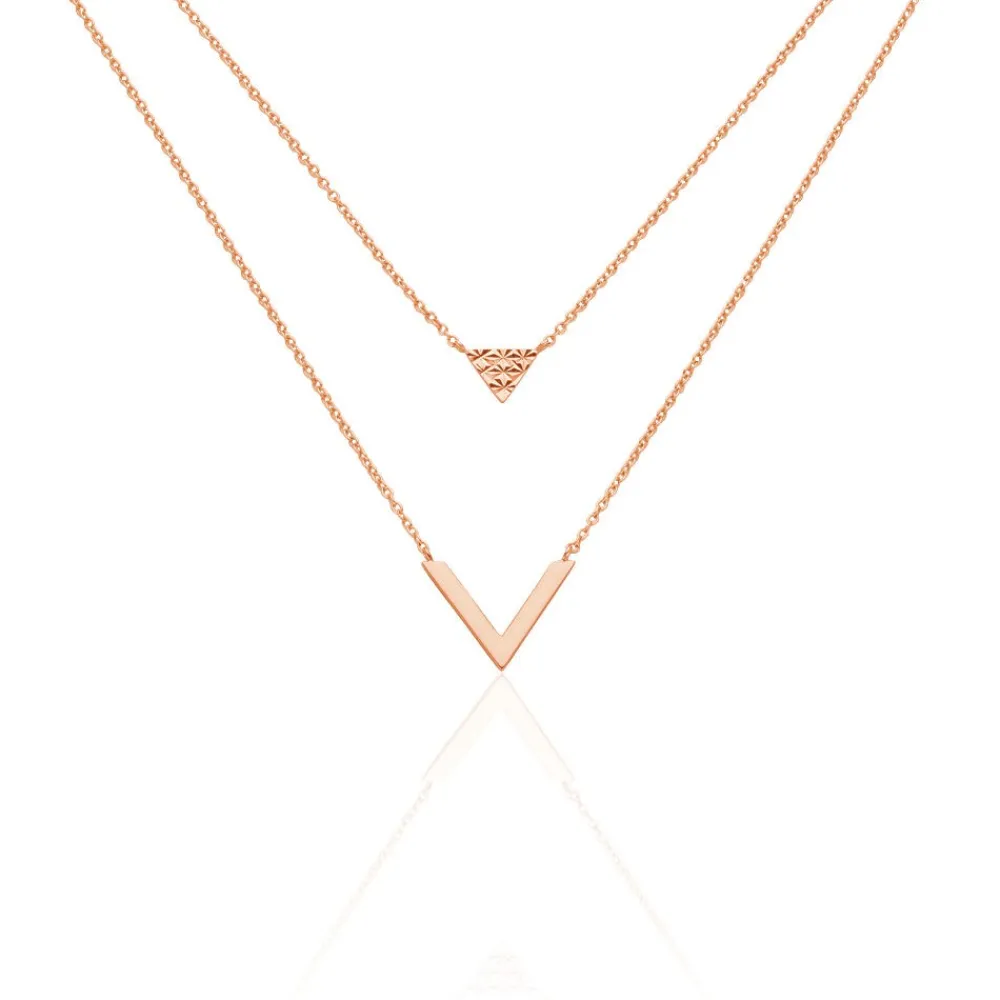 Marc Orian Colliers Fantaisie|Colliers > Collier Veroniica Argent Rose