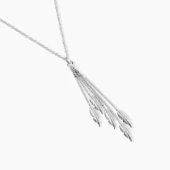 Marc Orian Colliers Fantaisie|Colliers > Collier Violka Argent Blanc