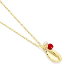 Marc Orian Colliers|Colliers Avec Pierres > Collier Vitamin Sea Or Jaune Perle De Culture Corail