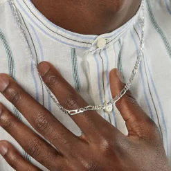 Marc Orian Colliers|Colliers Argent > Collier Vivian Argent Blanc