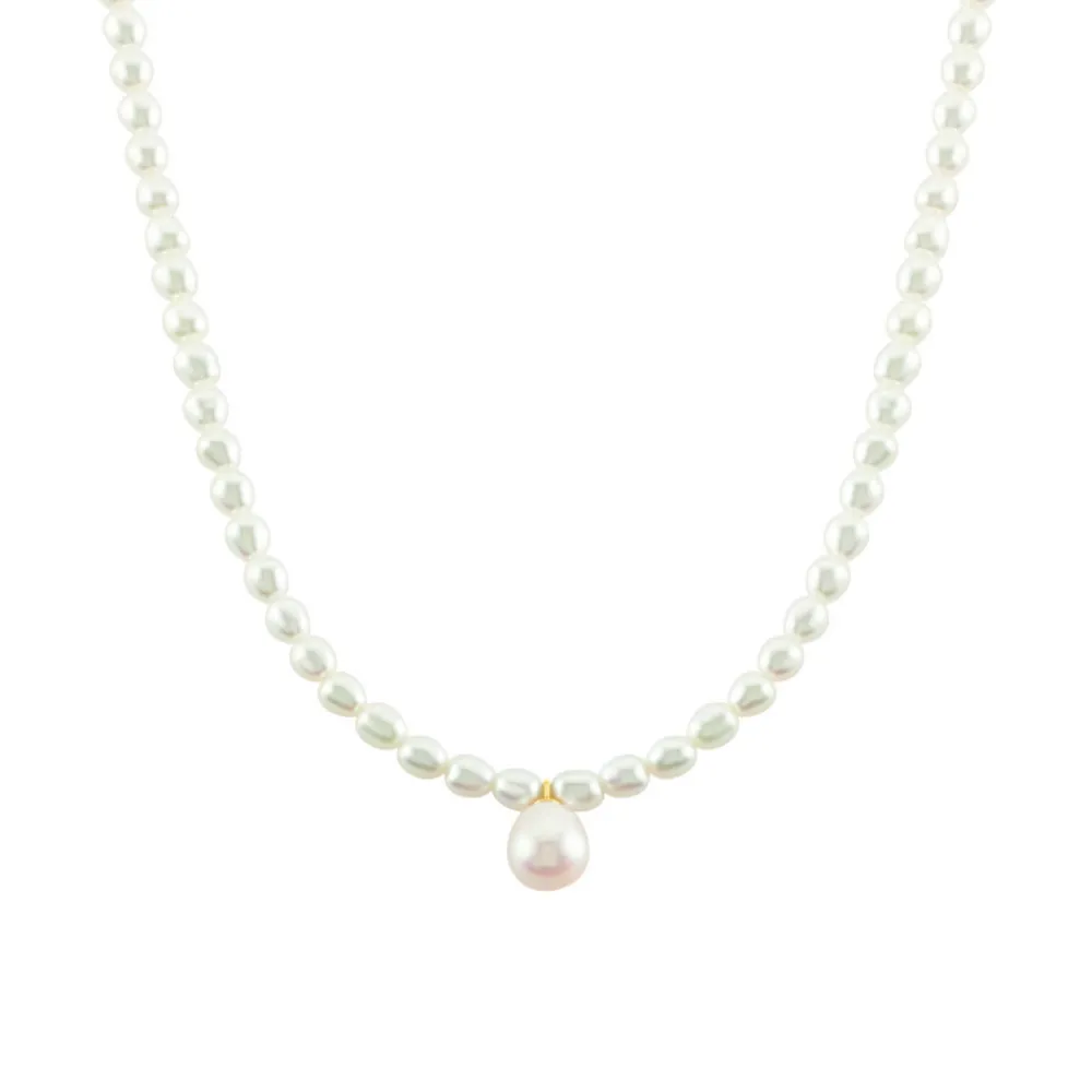 Marc Orian Colliers|Colliers Avec Pierres > Collier Wilfrid Or Jaune Perle De Culture