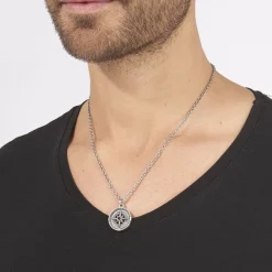 Marc Orian Colliers Fantaisie|Colliers > Collier Yoan Acier Blanc