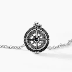 Marc Orian Colliers Fantaisie|Colliers > Collier Yoan Acier Blanc