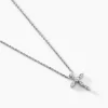 Collier Ysalis Argent Blanc Oxyde De Zirconium
