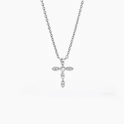 Collier Ysalis Argent Blanc Oxyde De Zirconium